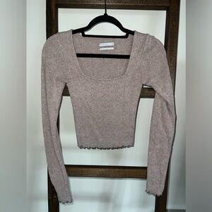 Urban Outfitters Mauve Crop Top